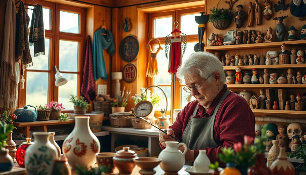 arts and crafts business for retirees