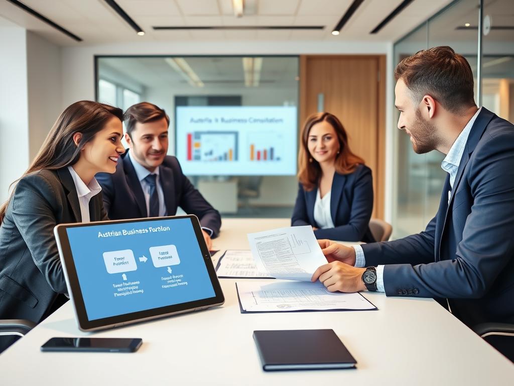 Business consultants providing expert advice on starting a business in Austria Business consultants providing expert advice on starting a business in Austria